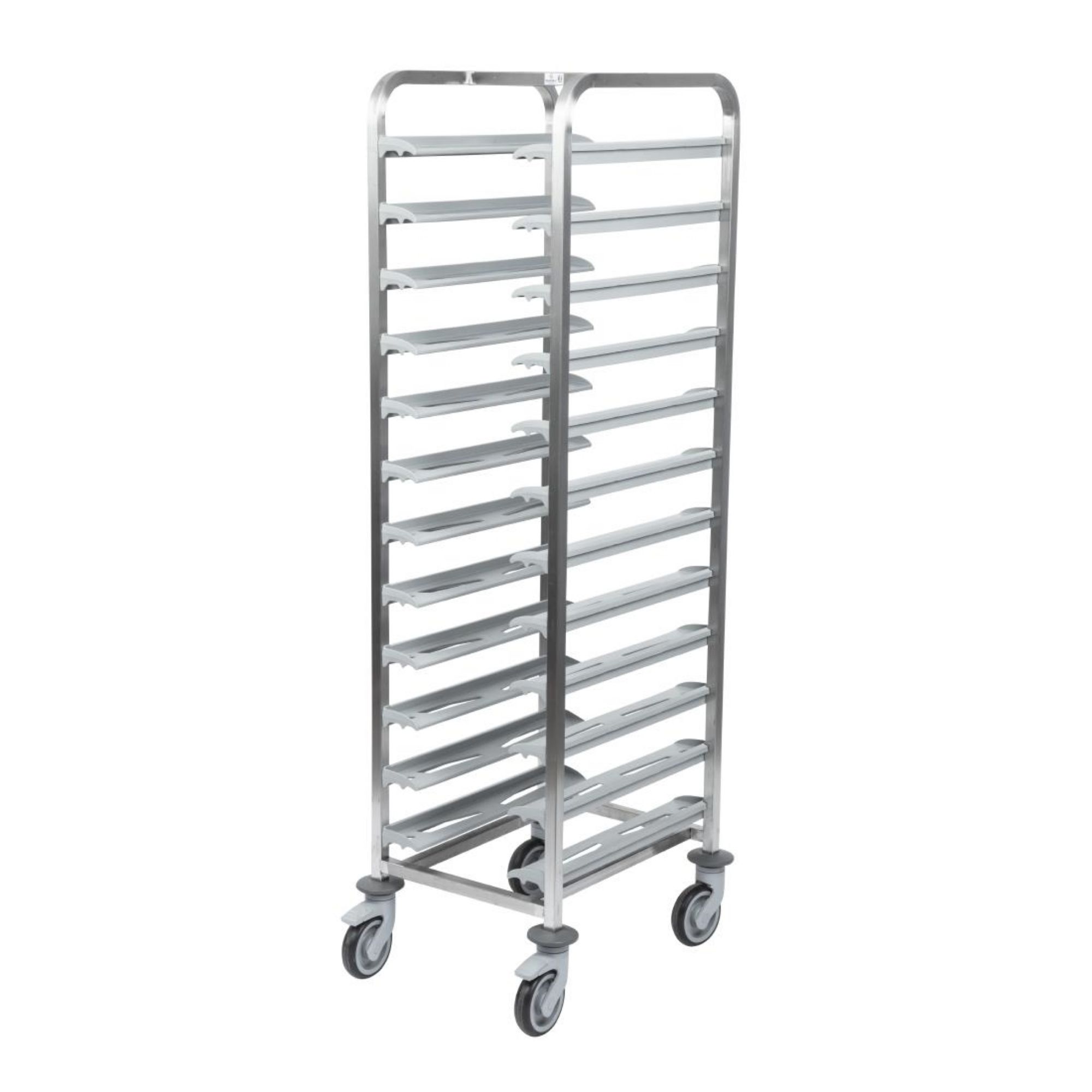 Picture of Matfer Bourgeat 12 Tray Cafeteria Trolley Grey