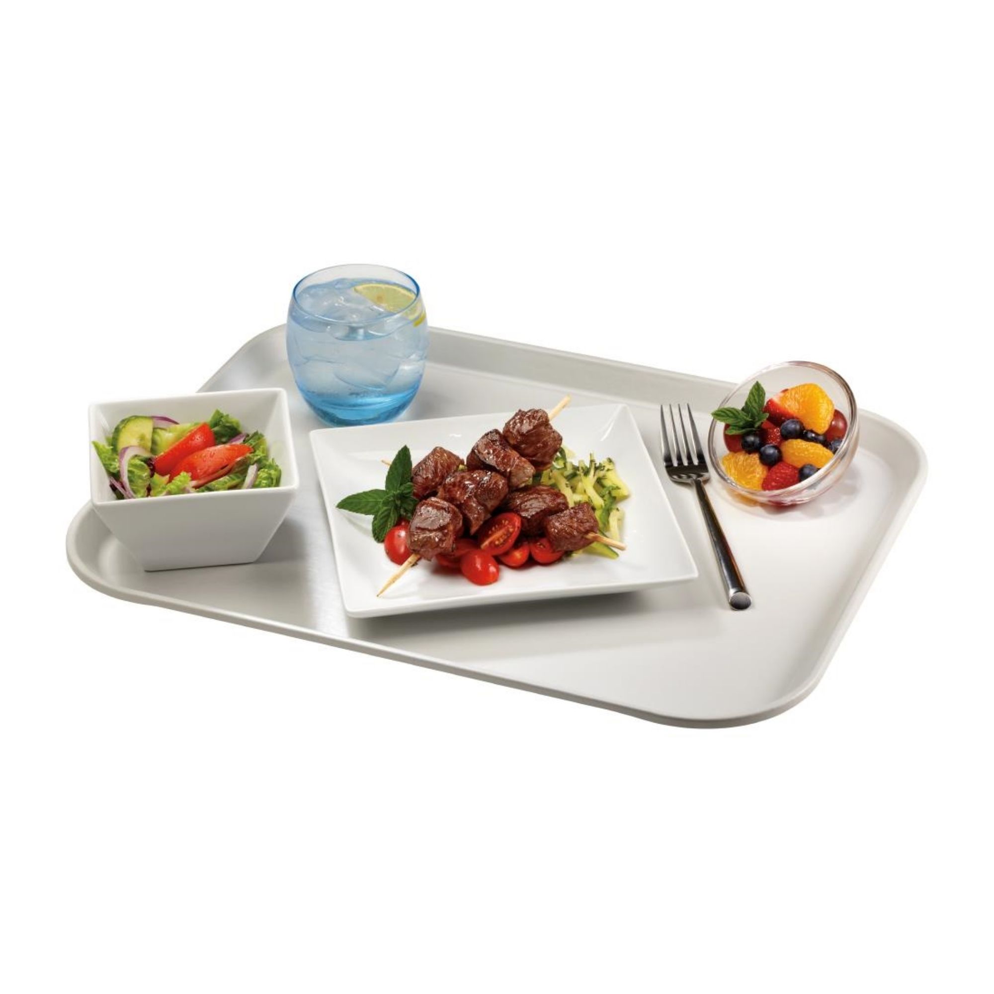 Picture of Cambro VersaLite Tray Smooth Surface Light Grey 360x460mm (12 Pack)