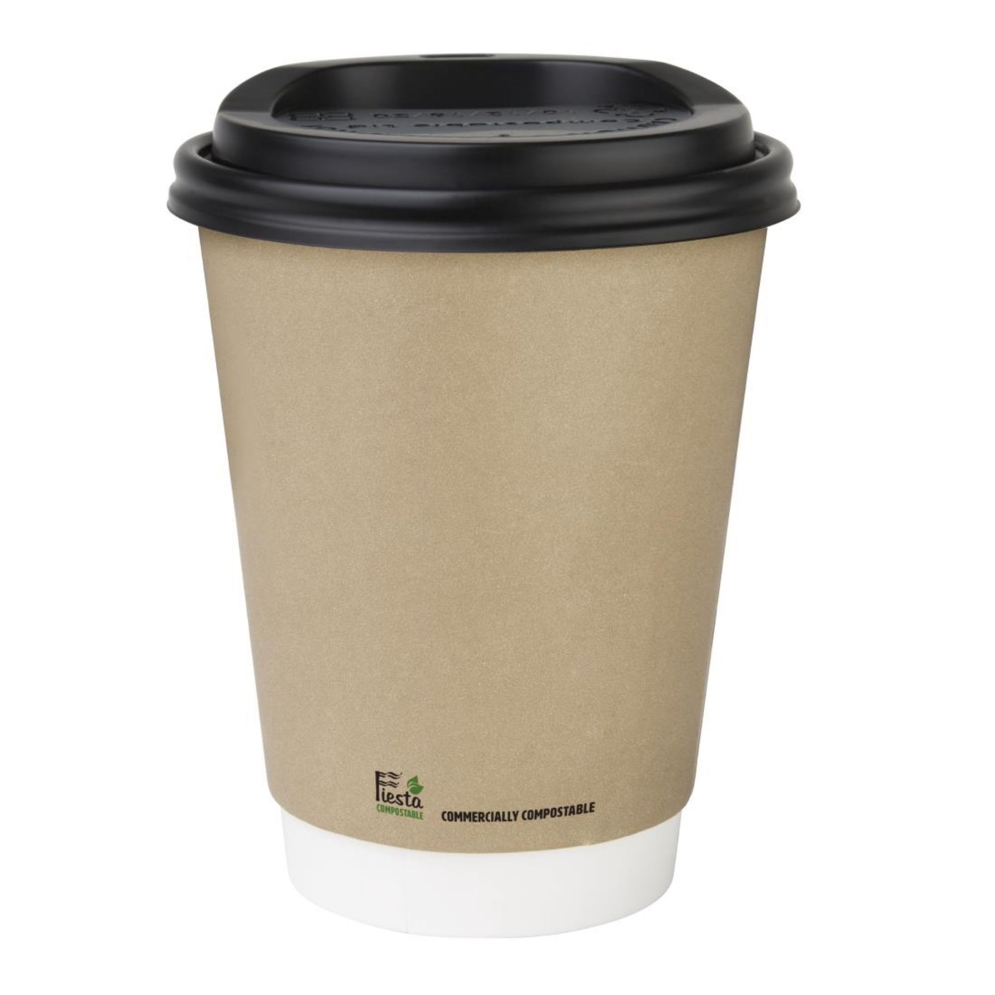 Picture of Fiesta Compostable Coffee Cups Double Wall 340ml (25 Pack)