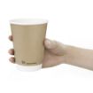 Picture of Fiesta Compostable Coffee Cups Double Wall 340ml (25 Pack)