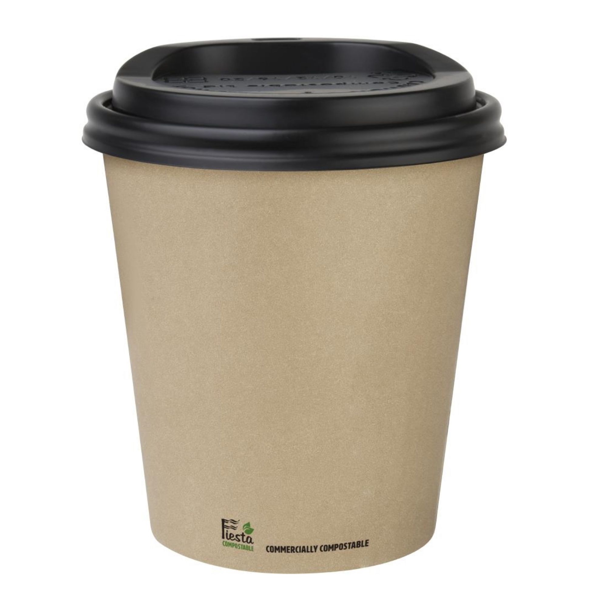 Picture of Fiesta Compostable Coffee Cups Single Wall 12oz (50 Pack)