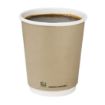 Picture of Fiesta Compostable Coffee Cups Double Wall 227ml / 8oz (25 Pack)