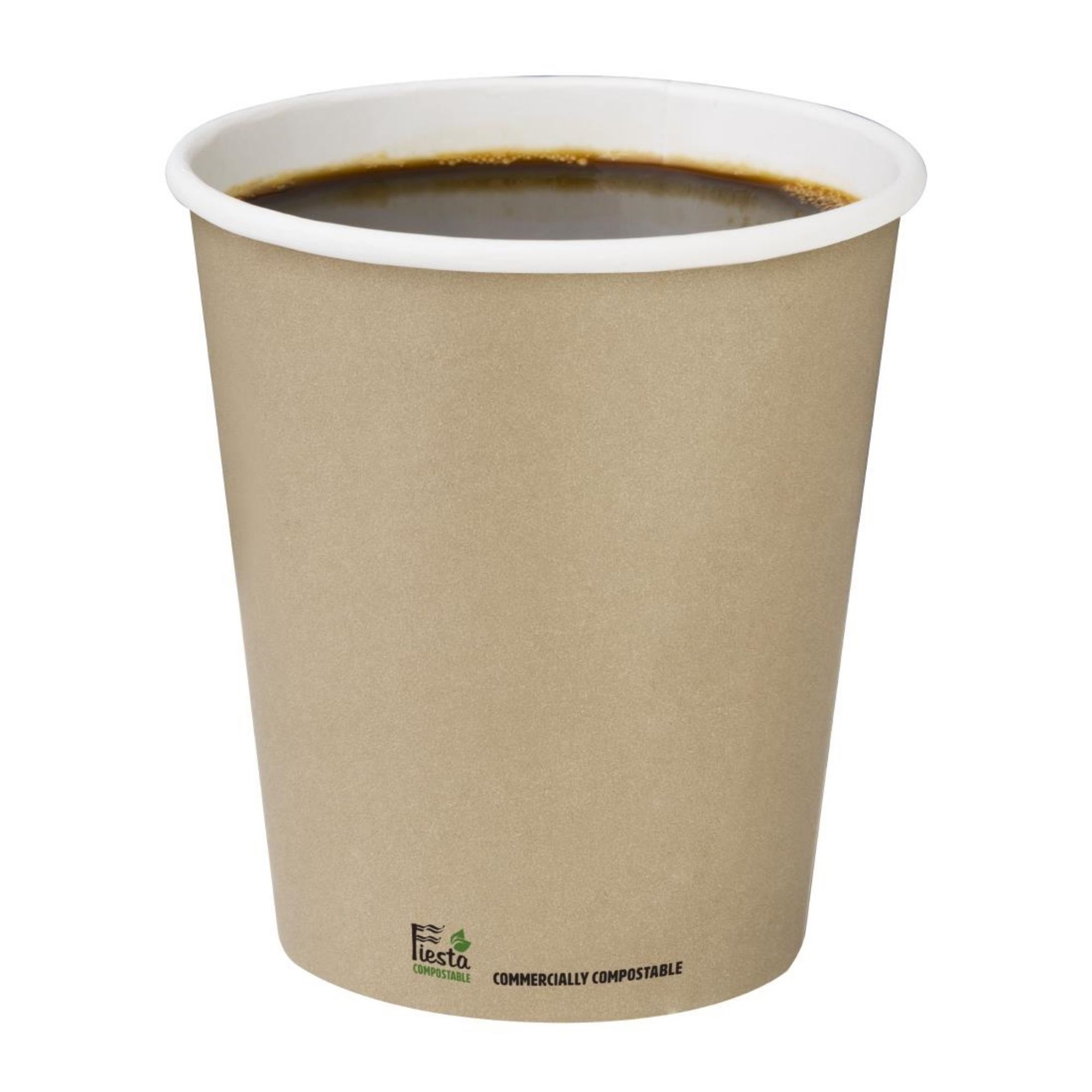Picture of Fiesta Compostable Coffee Cups Single Wall 12oz (50 Pack)