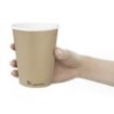 Picture of Fiesta Compostable Coffee Cups Single Wall 340ml / 12oz (1000 Pack)
