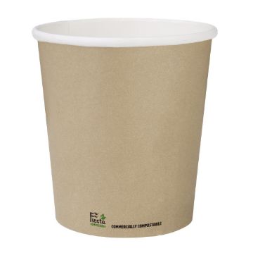 Picture of Fiesta Compostable Coffee Cups Single Wall 8oz (50 Pack)