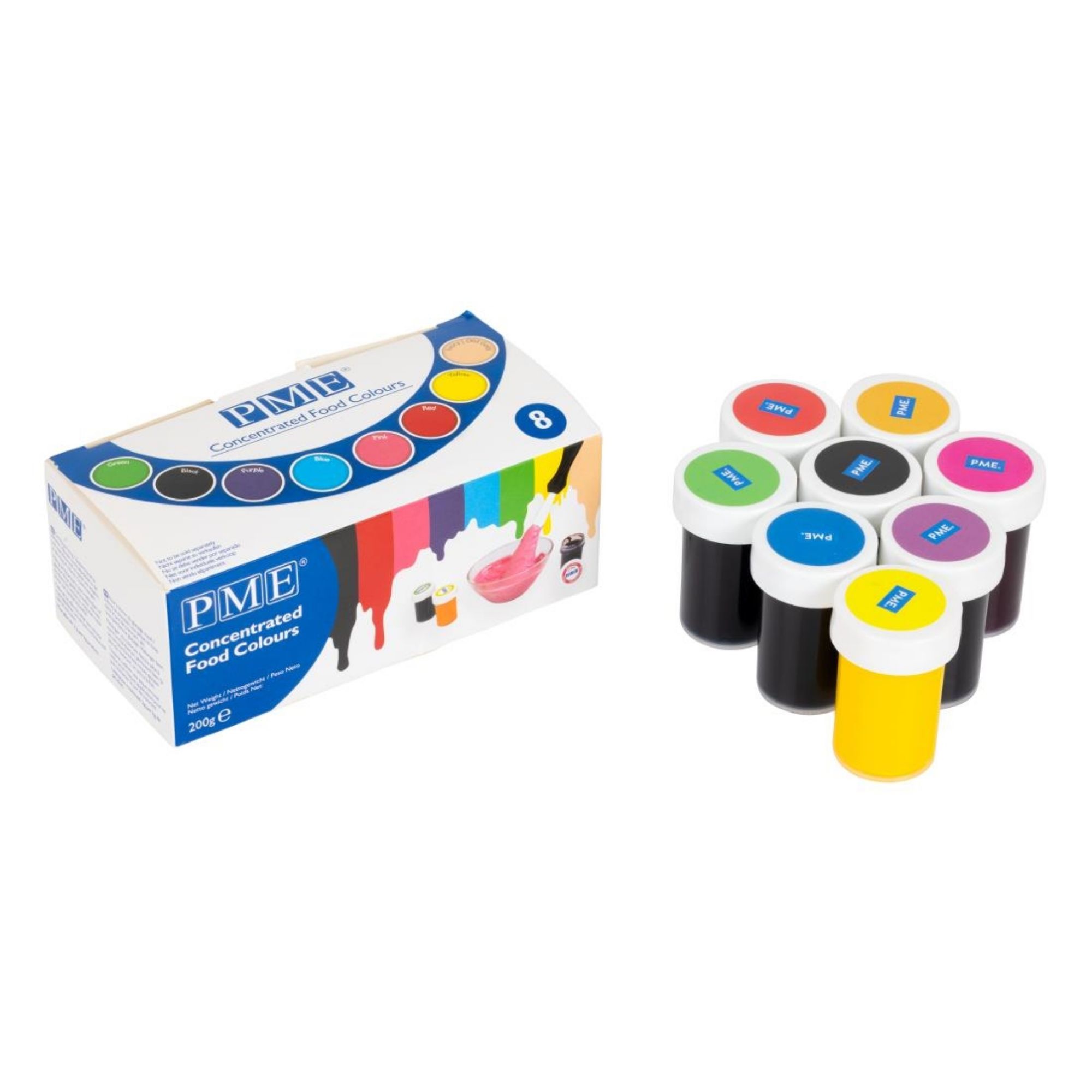 Picture of PME Paste Colours Set (8 Pack)