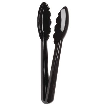 Picture of Mercer Culinary Hells Tools Utility Tongs Black 240mm