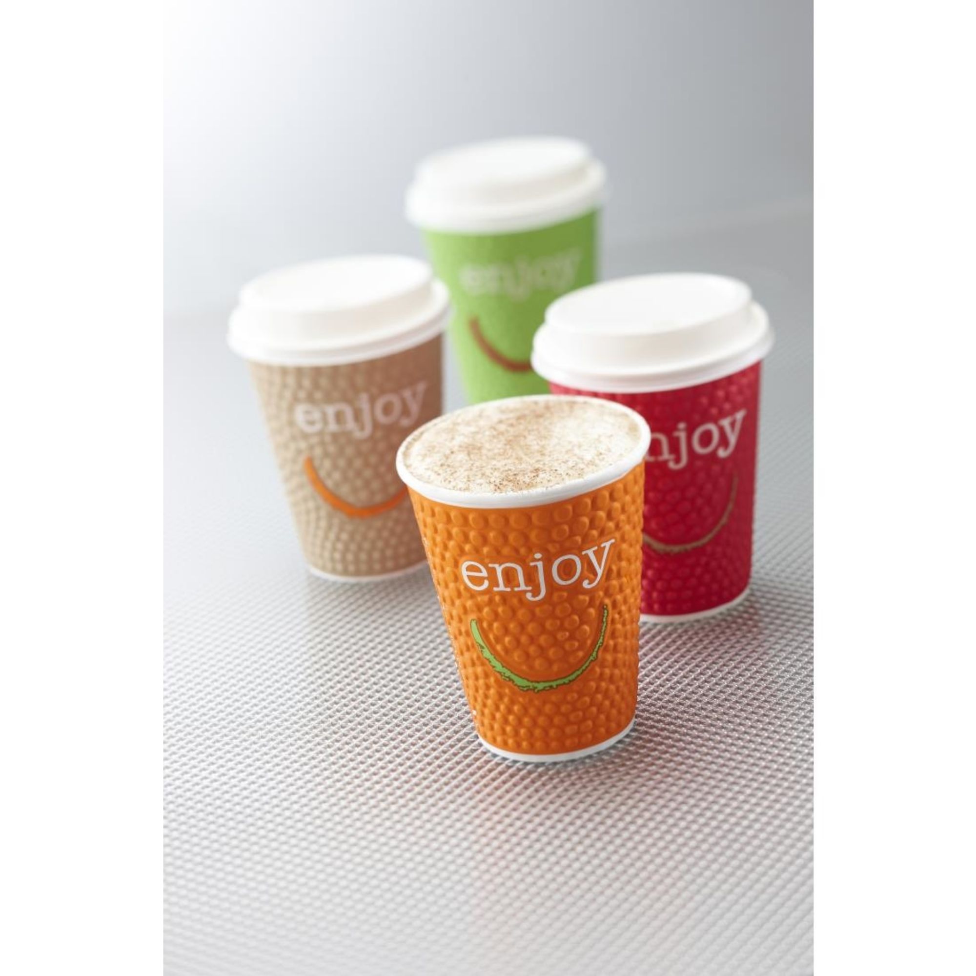 Picture of Huhtamaki Enjoy Double Wall Disposable Hot Cups 250ml (875 Pack)