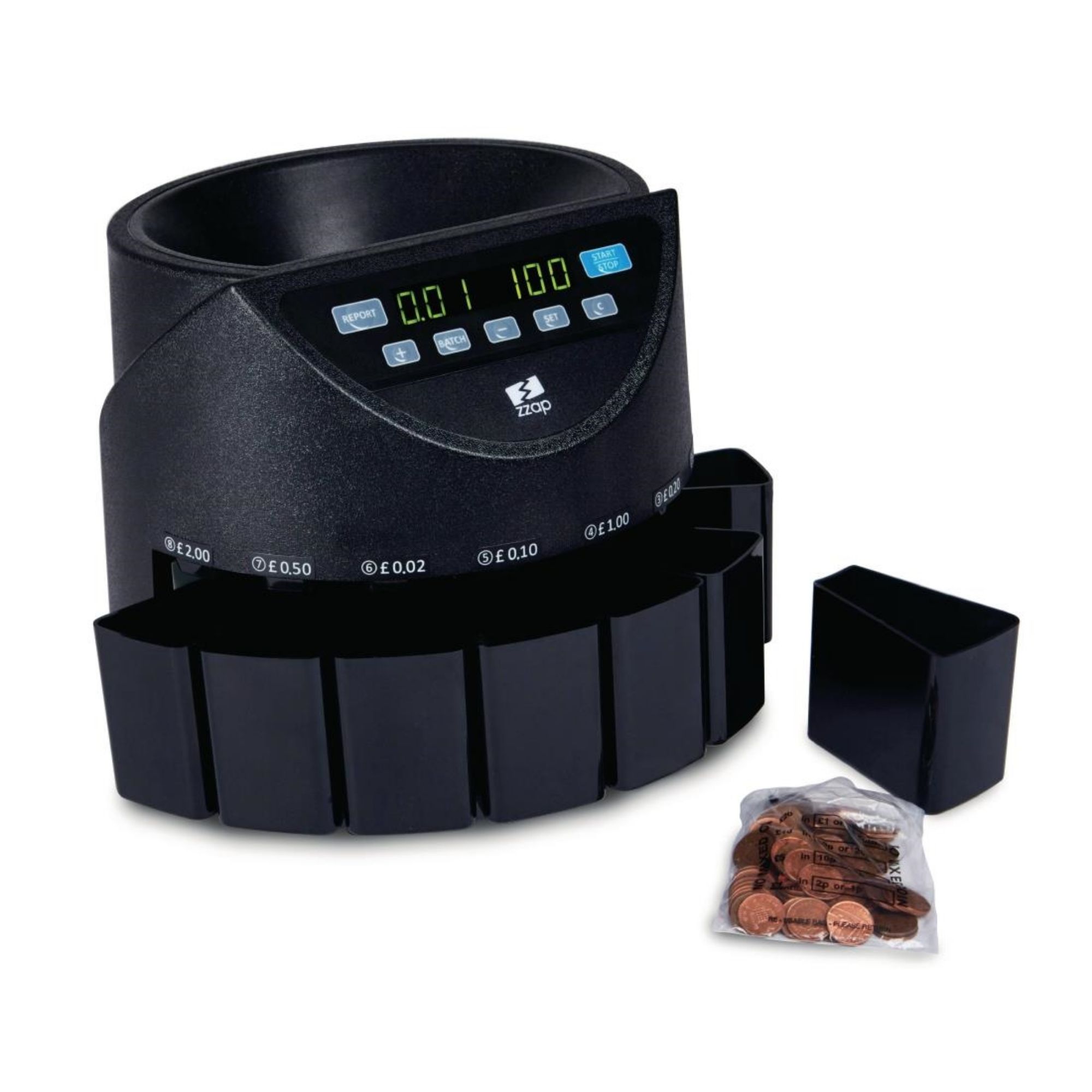 Picture of ZZap CS20 Coin Counter & Sorter 220 coins/min