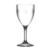 Picture of BBP Polycarbonate Wine Glasses 255ml CE Marked at 175ml (12 Pack)