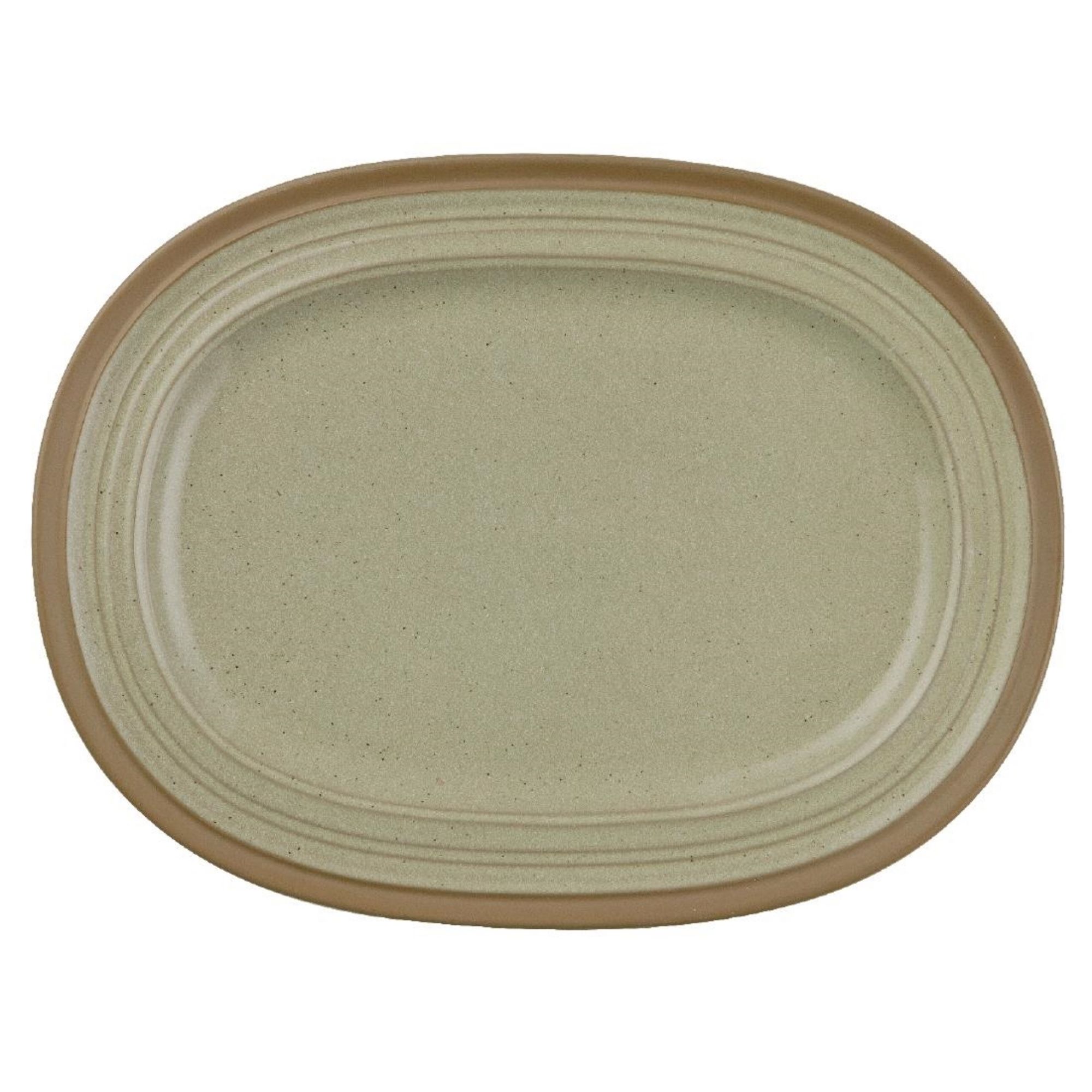 Picture of Churchill Igneous Stoneware Oval Plates 320mm (6 Pack)