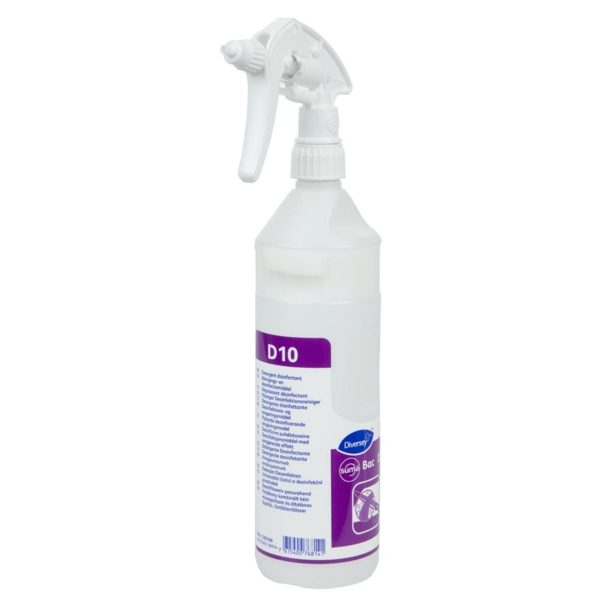 Picture of Suma D10 Cleaner and Sanitiser Refill Bottles 750ml (2 Pack)