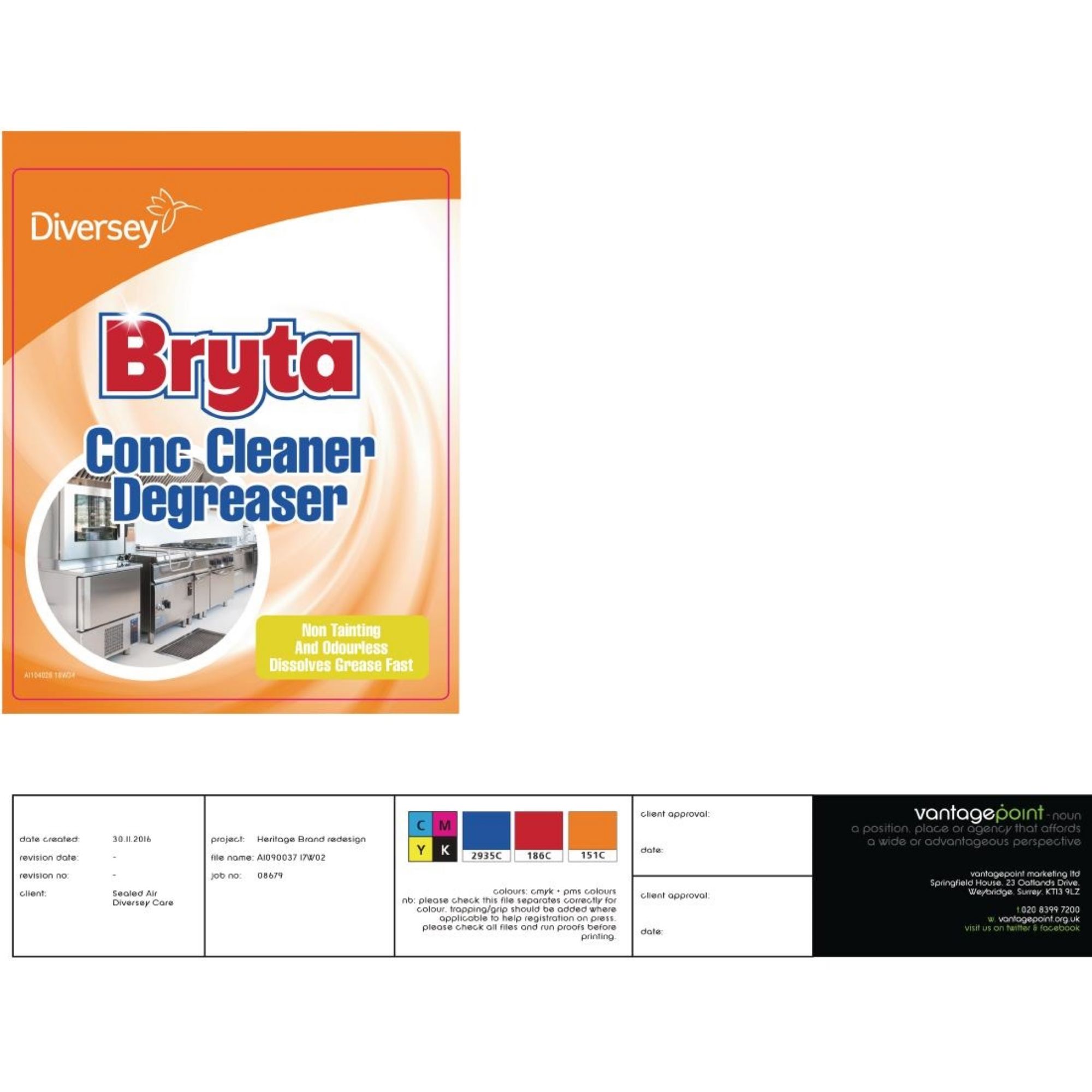 Picture of Bryta Kitchen Cleaner and Degreaser Concentrate 5Ltr (2 Pack)