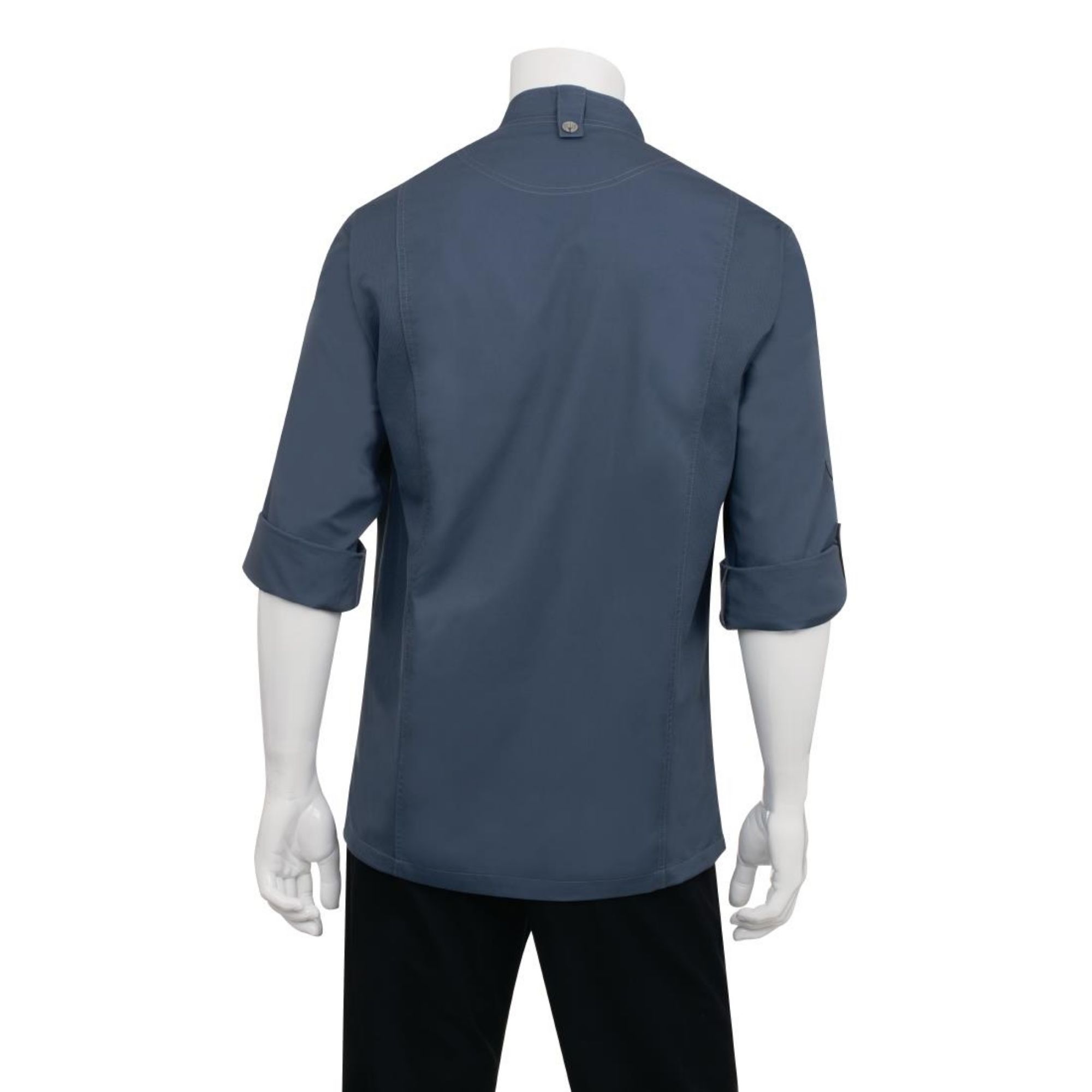 Picture of Chef Works Hartford Unisex Chef Jacket Blue XL