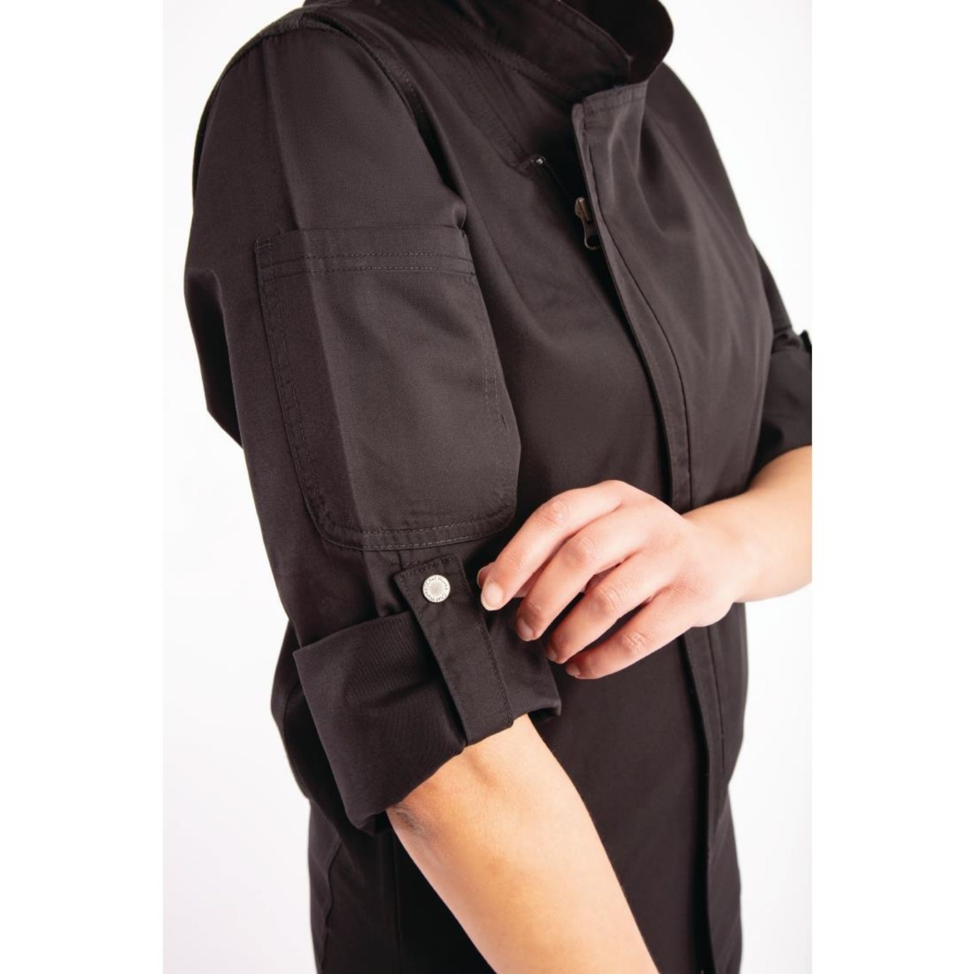 Picture of Chef Works Unisex Hartford Chef Jacket Black 2XL