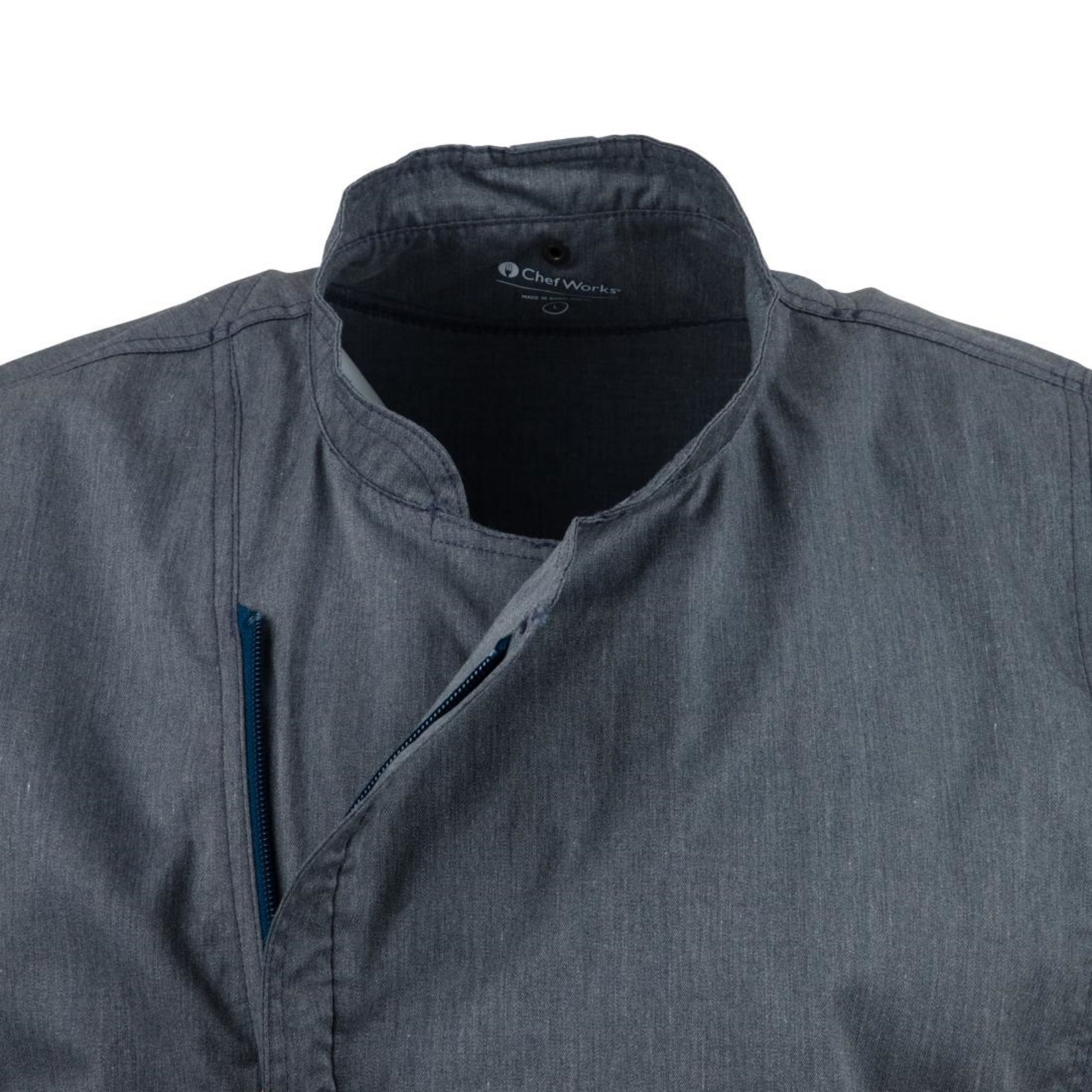 Picture of Chef Works Springfield Unisex Chef Jacket Ink Blue S