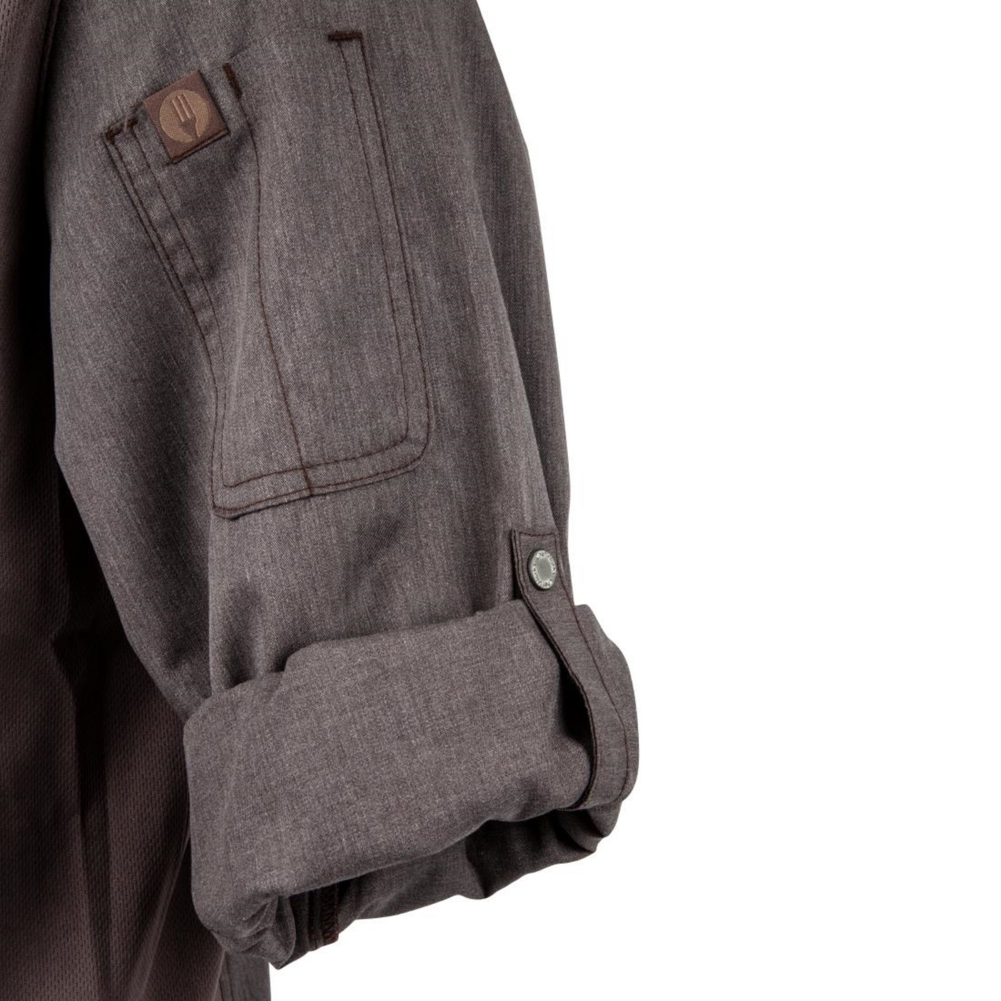 Picture of Unisex Chef Works Hartford Unisex Chef Jacket Graphite M