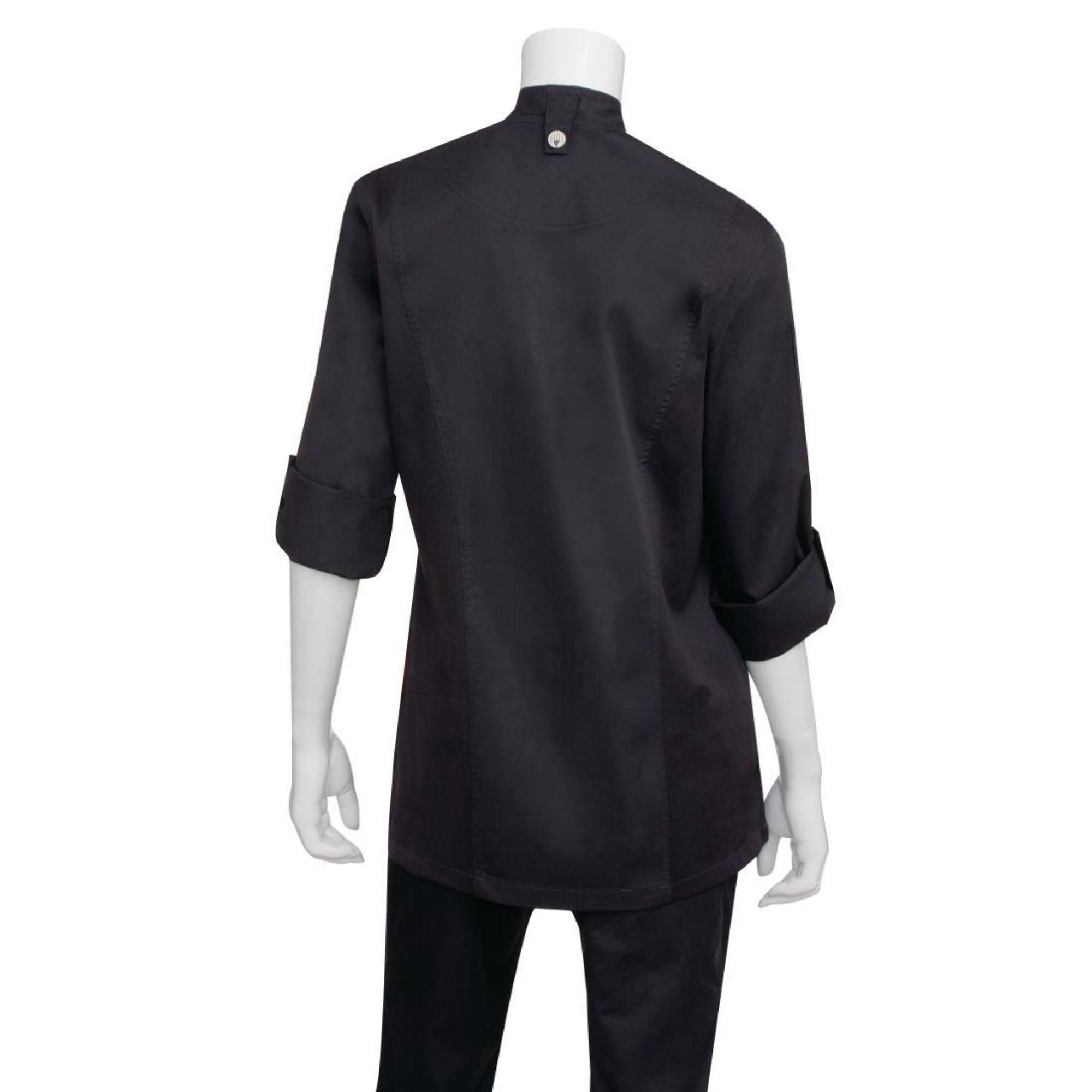 Picture of Chef Works Hartford Womens Chef Jacket Black 2XL