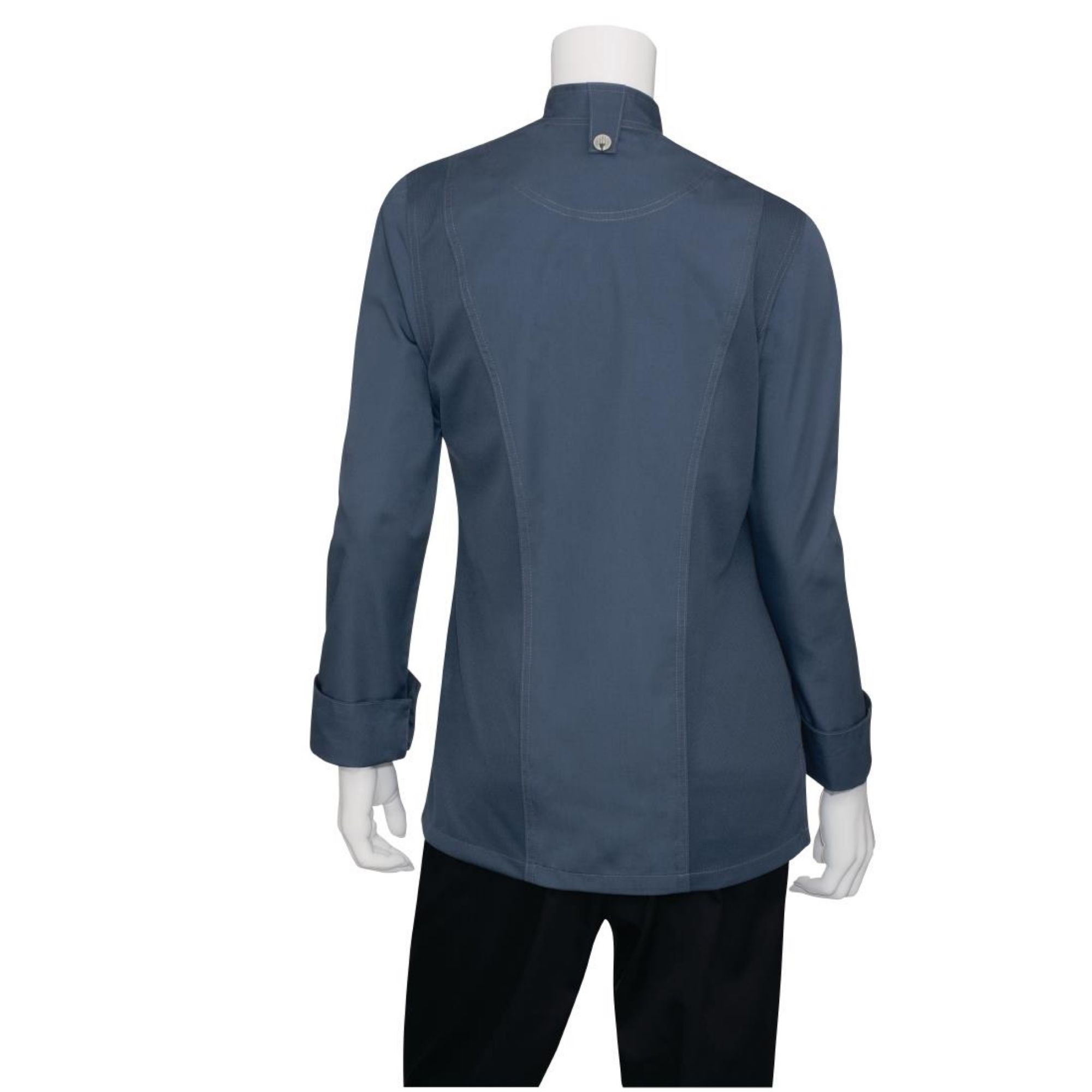 Picture of Chef Works Hartford Womens Chef Jacket Blue S