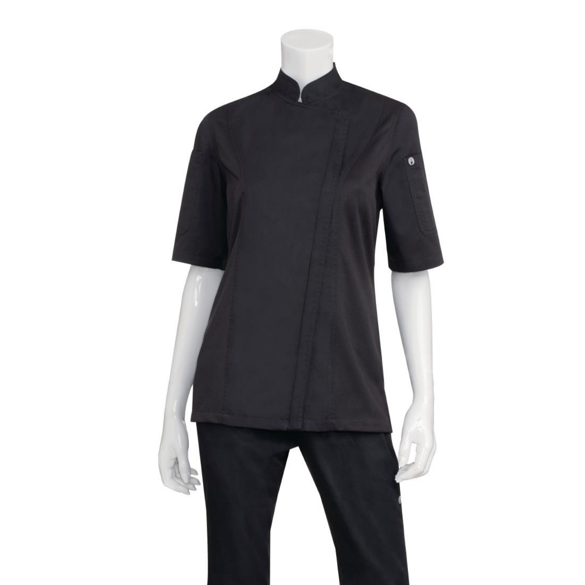 Picture of Chef Works Springfield Womens Chef Jacket Black M