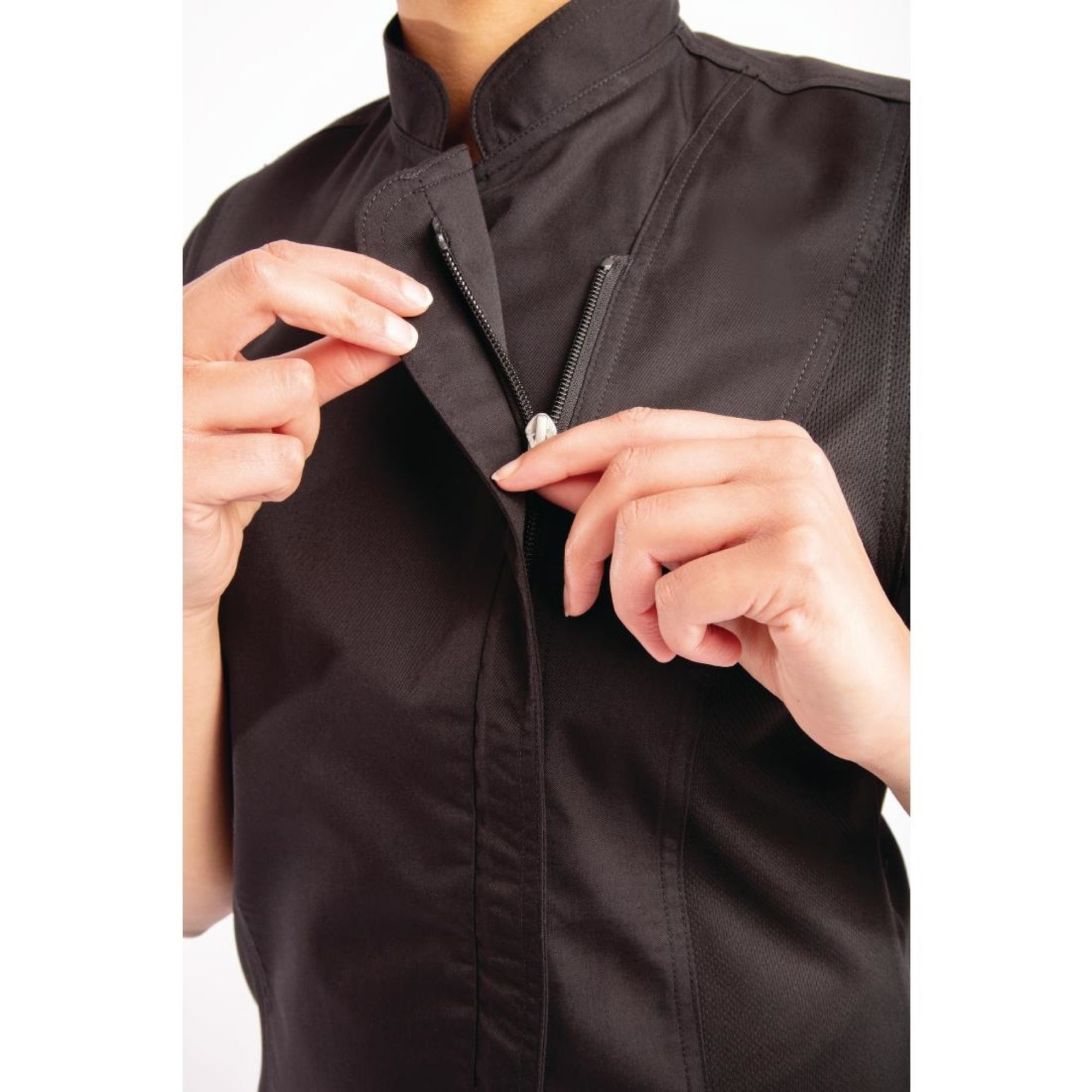 Picture of Chef Works Springfield Womens Chef Jacket Black L