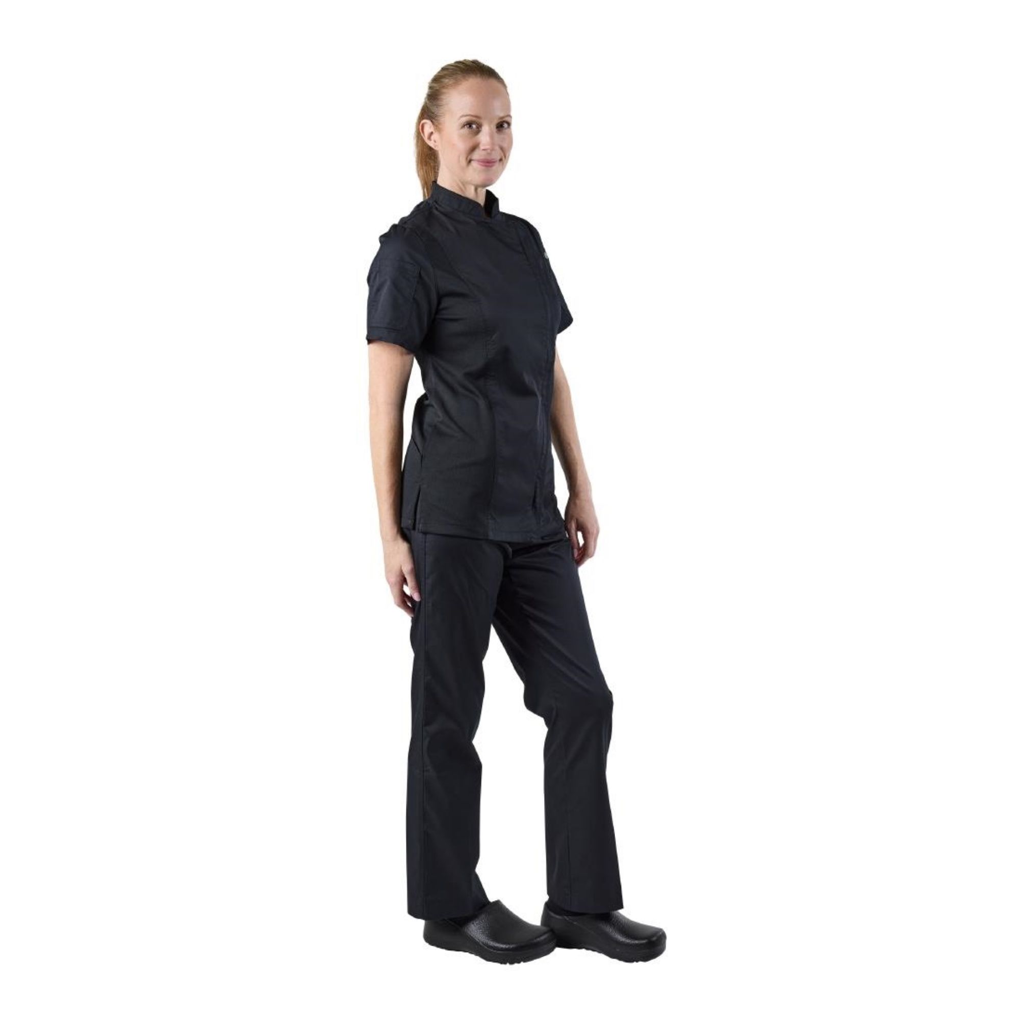 Picture of Chef Works Springfield Womens Chef Jacket Black L