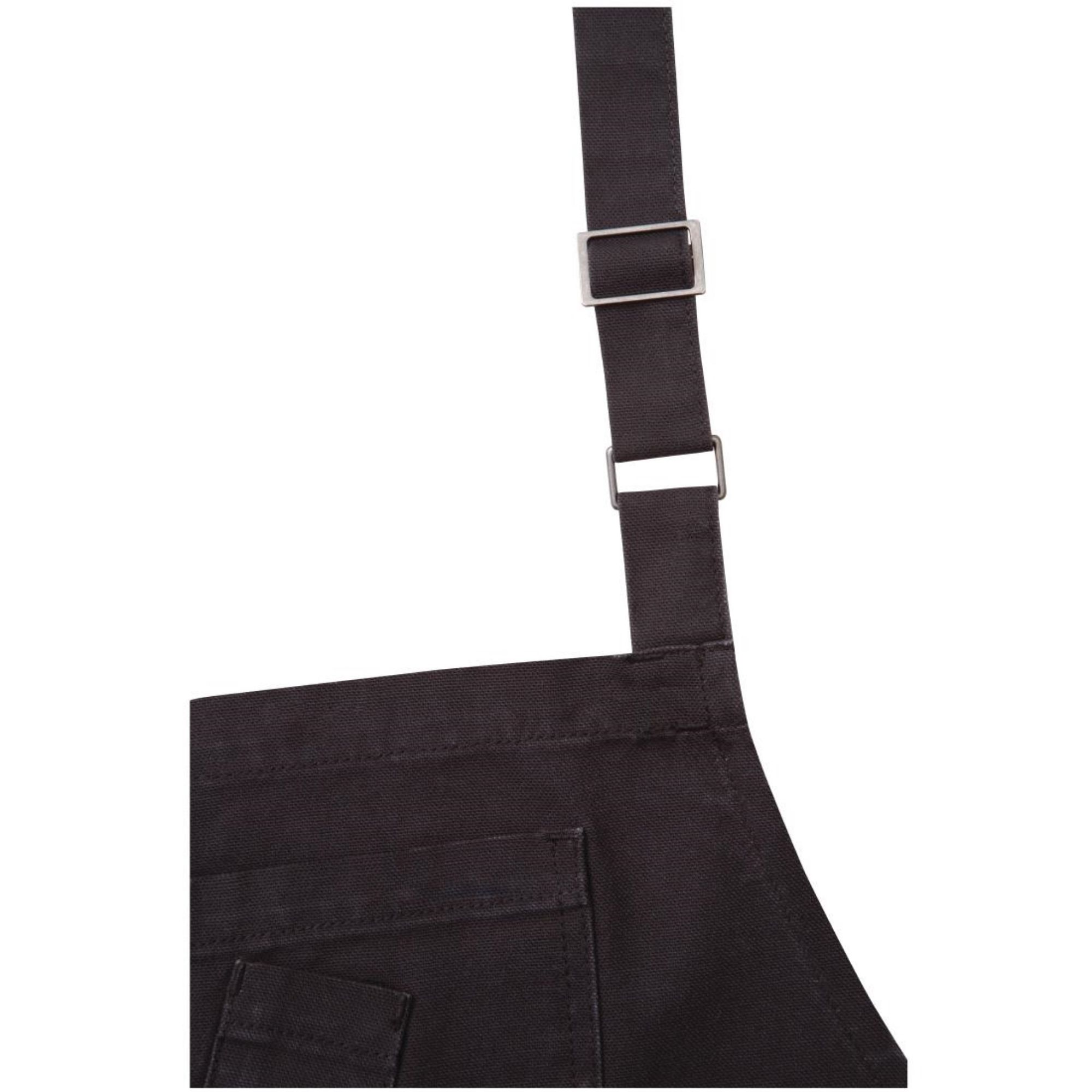 Picture of Chef Works Urban Rockford Wide Bib Apron Steel Grey