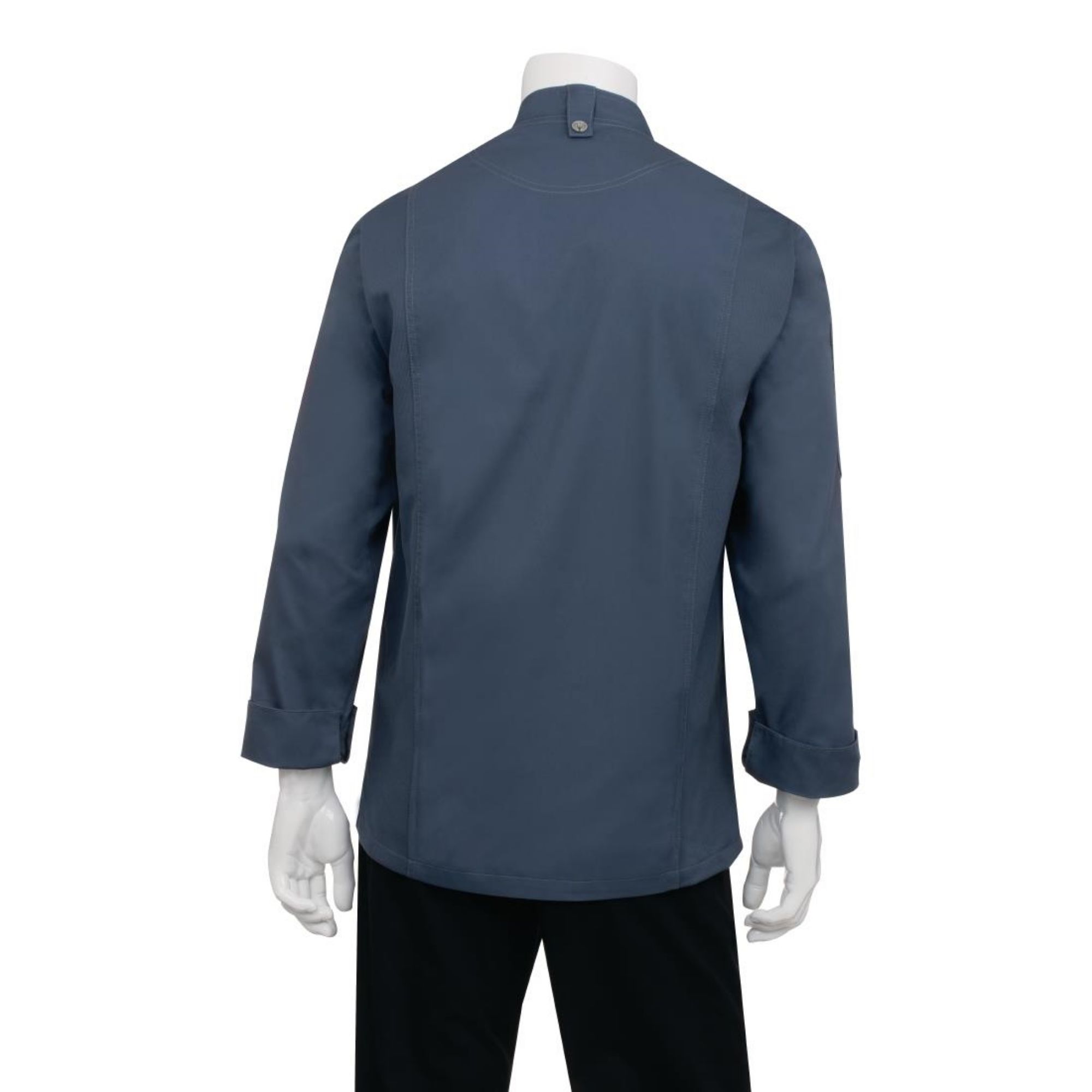 Picture of Chef Works Hartford Unisex Chef Jacket Blue XS