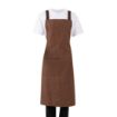 Picture of Southside Denim Cross-Back Bib Apron Tan