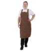 Picture of Southside Denim Cross-Back Bib Apron Tan