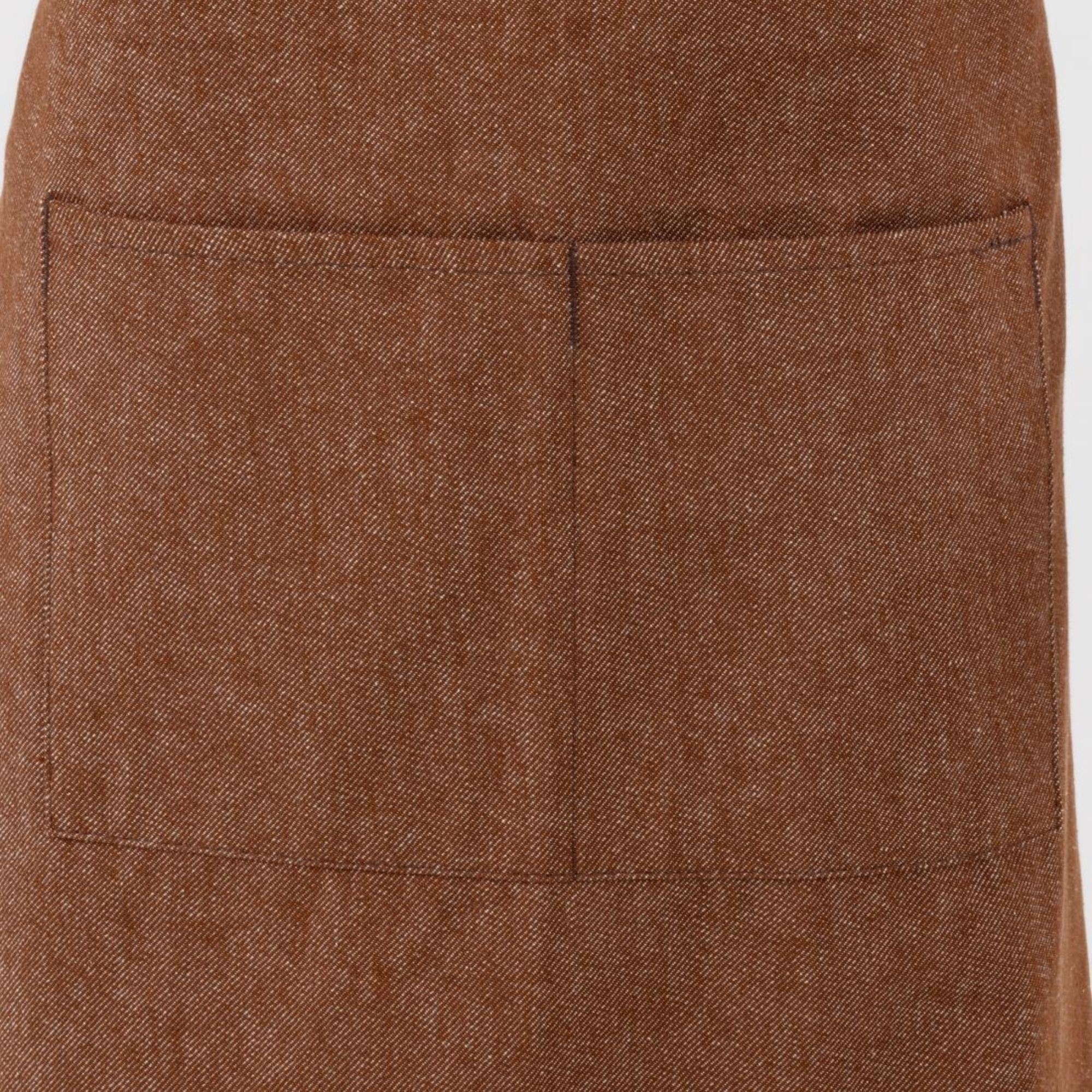 Picture of Southside Denim Bib Apron Tan
