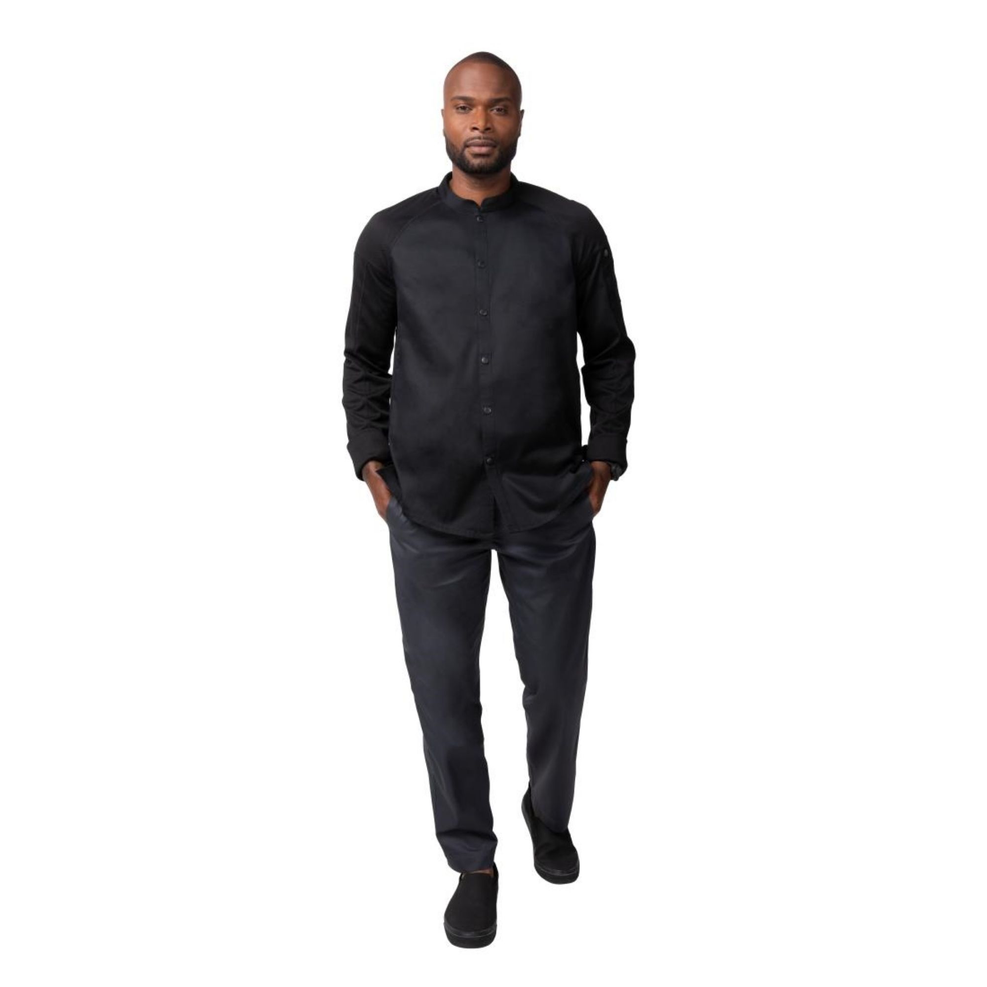 Picture of Chef Works Tulum Sustainable Unisex Chef Jacket Black 2XL