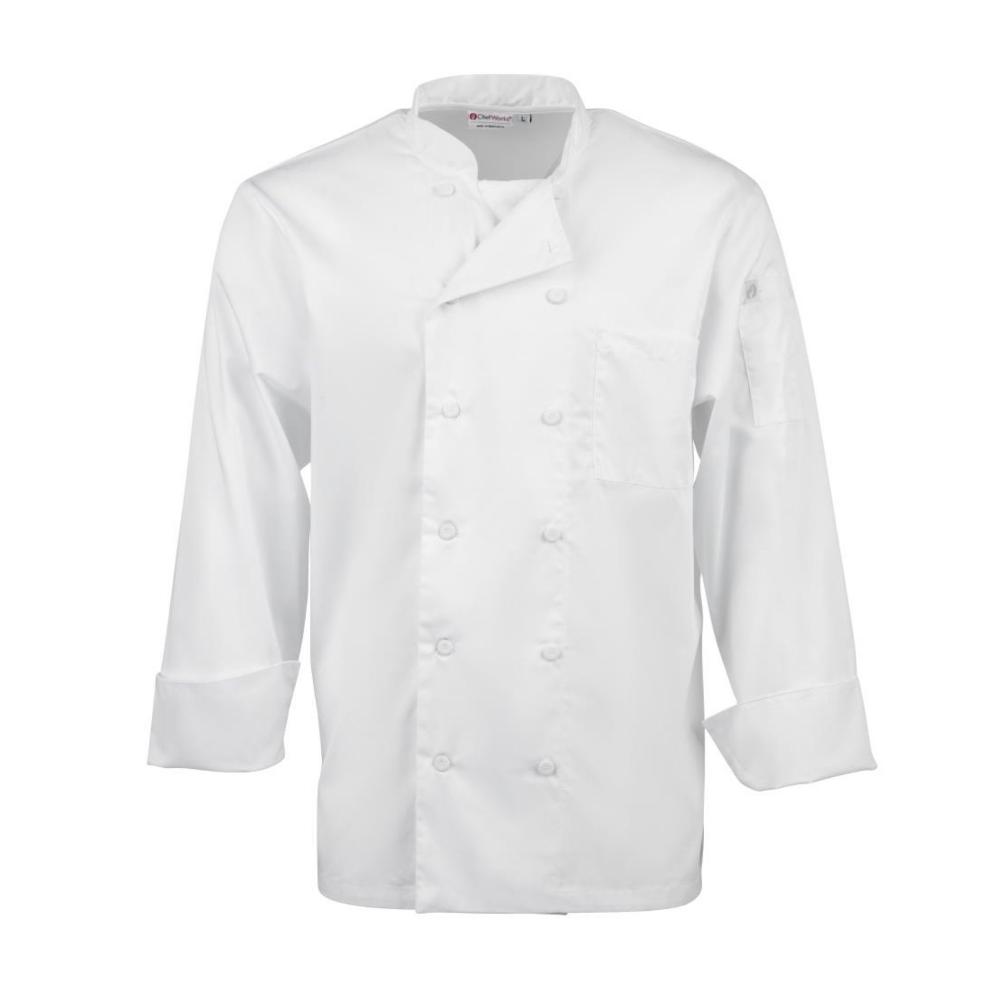 Picture of Chef Works Calgary Unisex Chef Jacket White 2XL