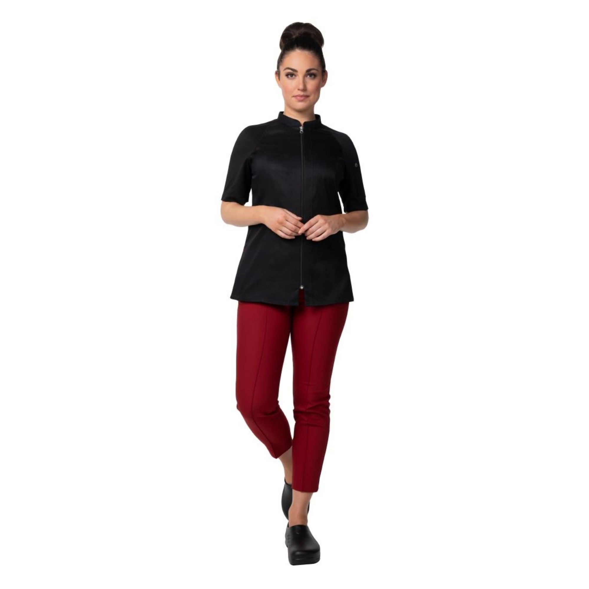 Picture of Chef Works Arcadia Sustainable Unisex Chef Jacket Black 2XL