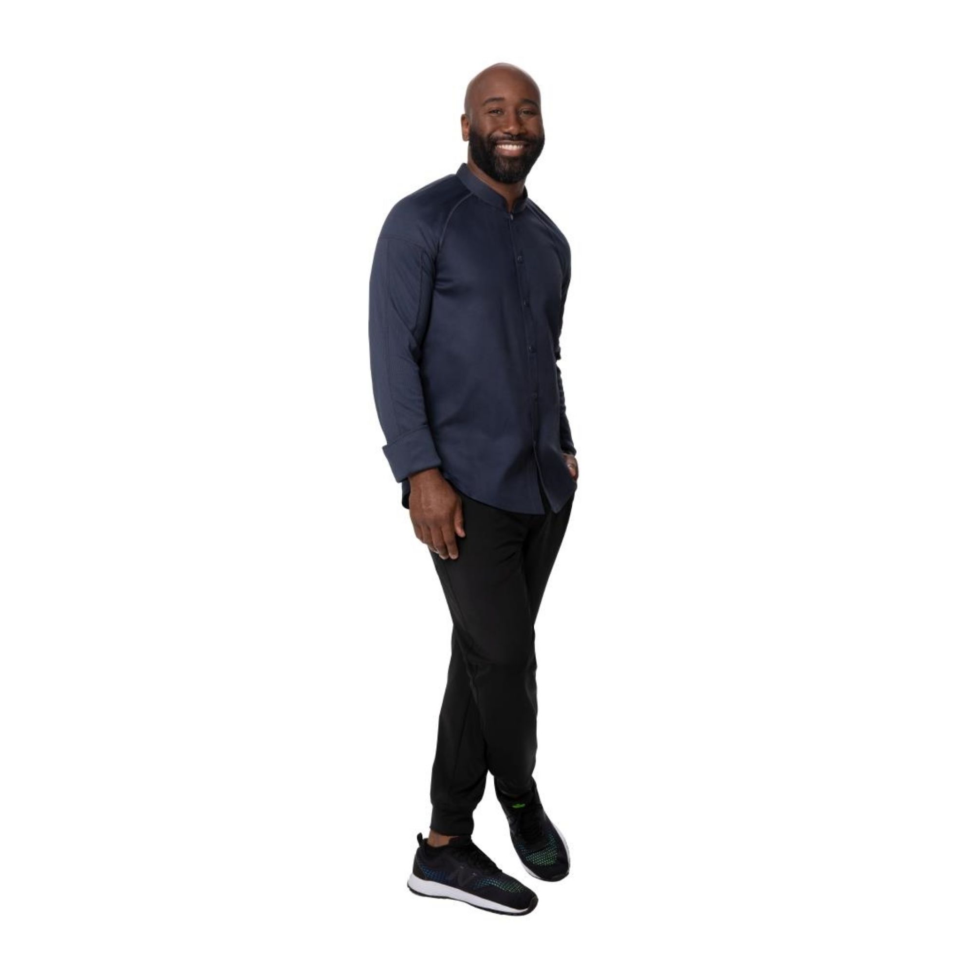 Picture of Chef Works Tulum Sustainable Unisex Chef Jacket Grey L