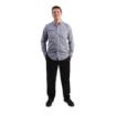 Picture of Chef Works Mens Gingham Shirt Black 2XL