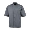 Picture of Chef Works Valais Signature Series Unisex Chef Jacket Grey 2XL