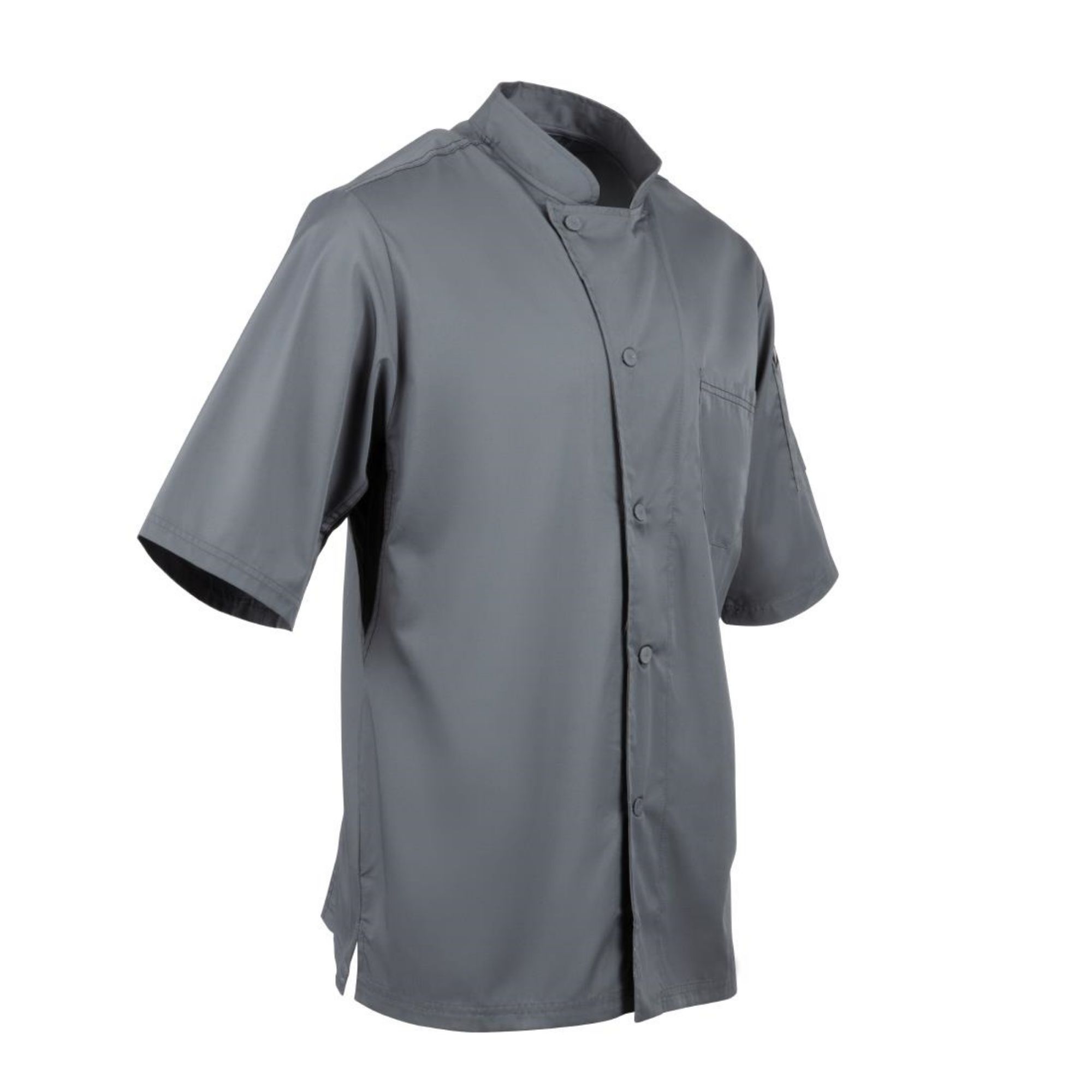 Picture of Chef Works Valais Signature Series Unisex Chef Jacket Grey 2XL