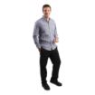 Picture of Chef Works Mens Gingham Shirt Black M