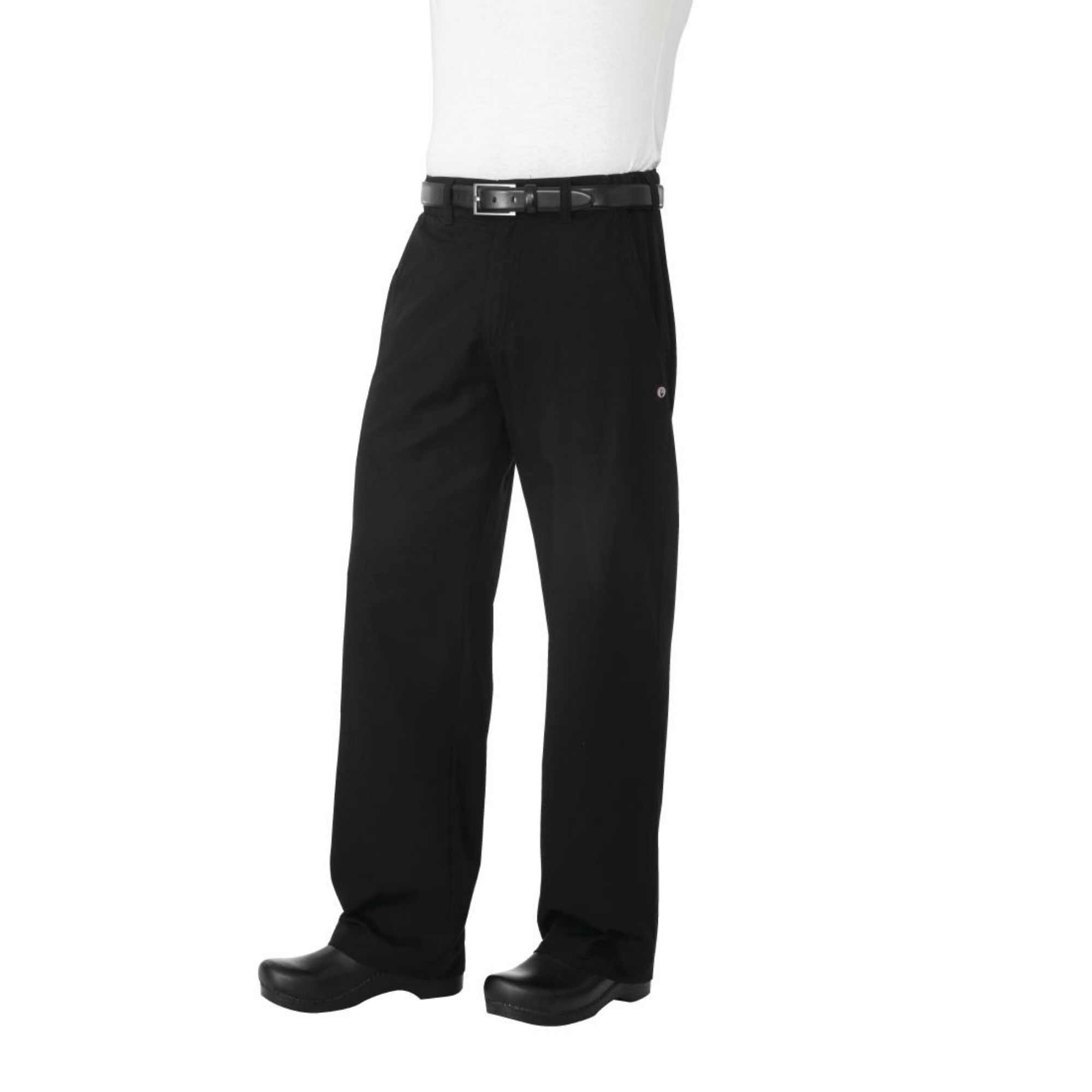 Picture of Chef Works Unisex Professional Series Chefs Trousers Black Herringbone XS