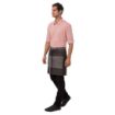 Picture of Chef Works Urban Manhattan Half Bistro Apron Black