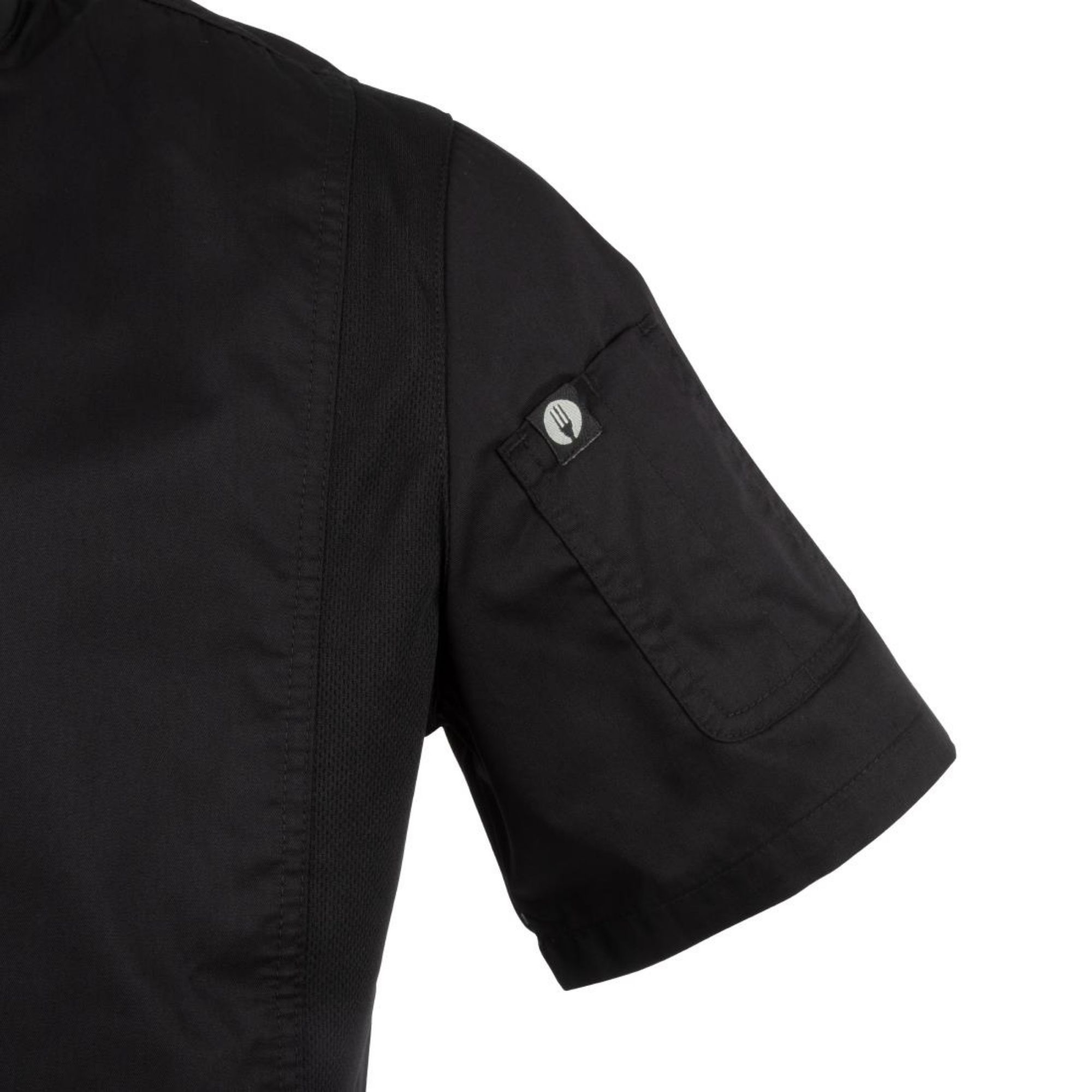 Picture of Chef Works Springfield Mens Chef Jacket Black 2XL