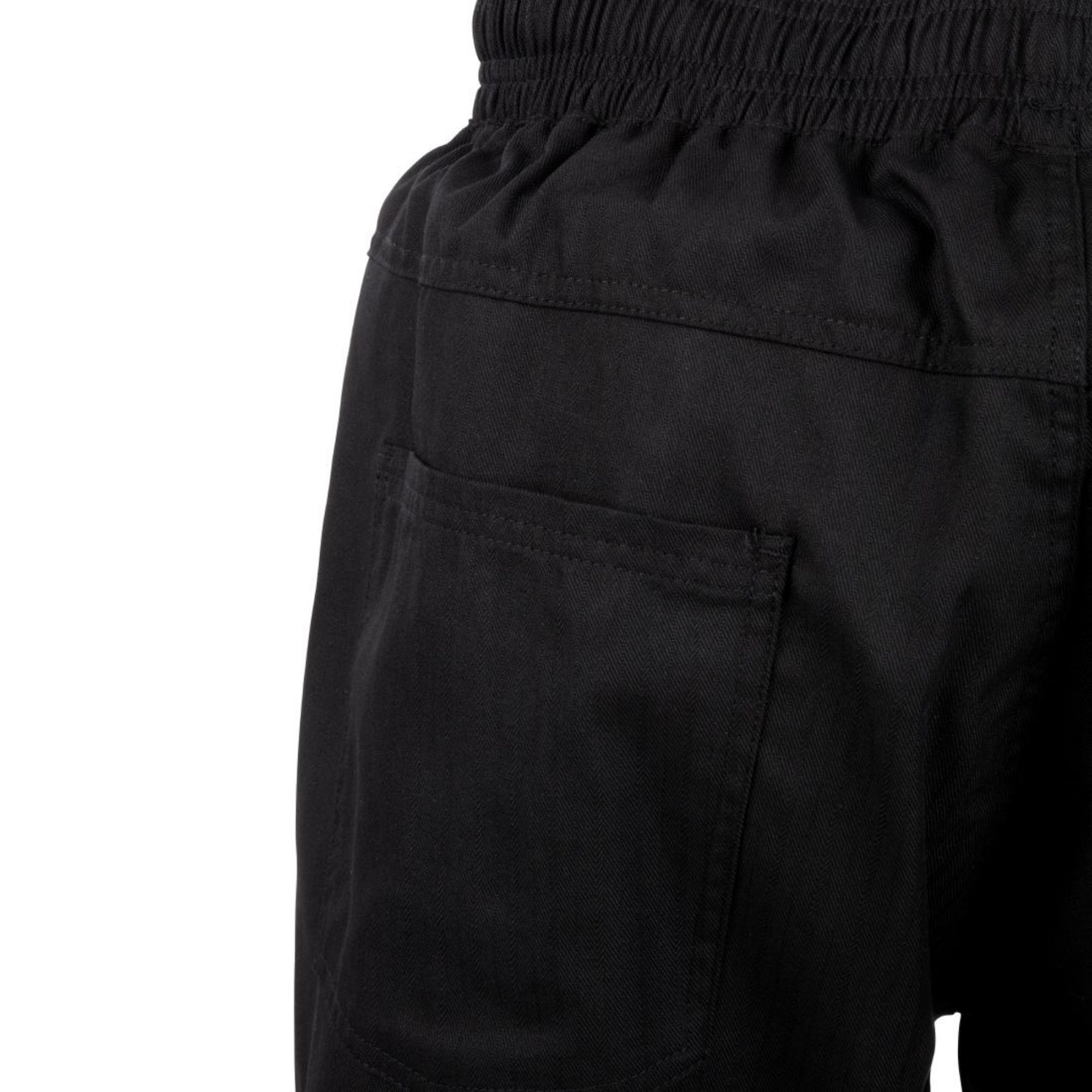 Picture of Chef Works Unisex Better Built Baggy Chefs Trousers Black 3XL