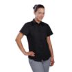 Picture of Chef Works Womens Cool Vent Chefs Shirt Black 2XL