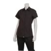 Picture of Chef Works Womens Cool Vent Chefs Shirt Black 2XL