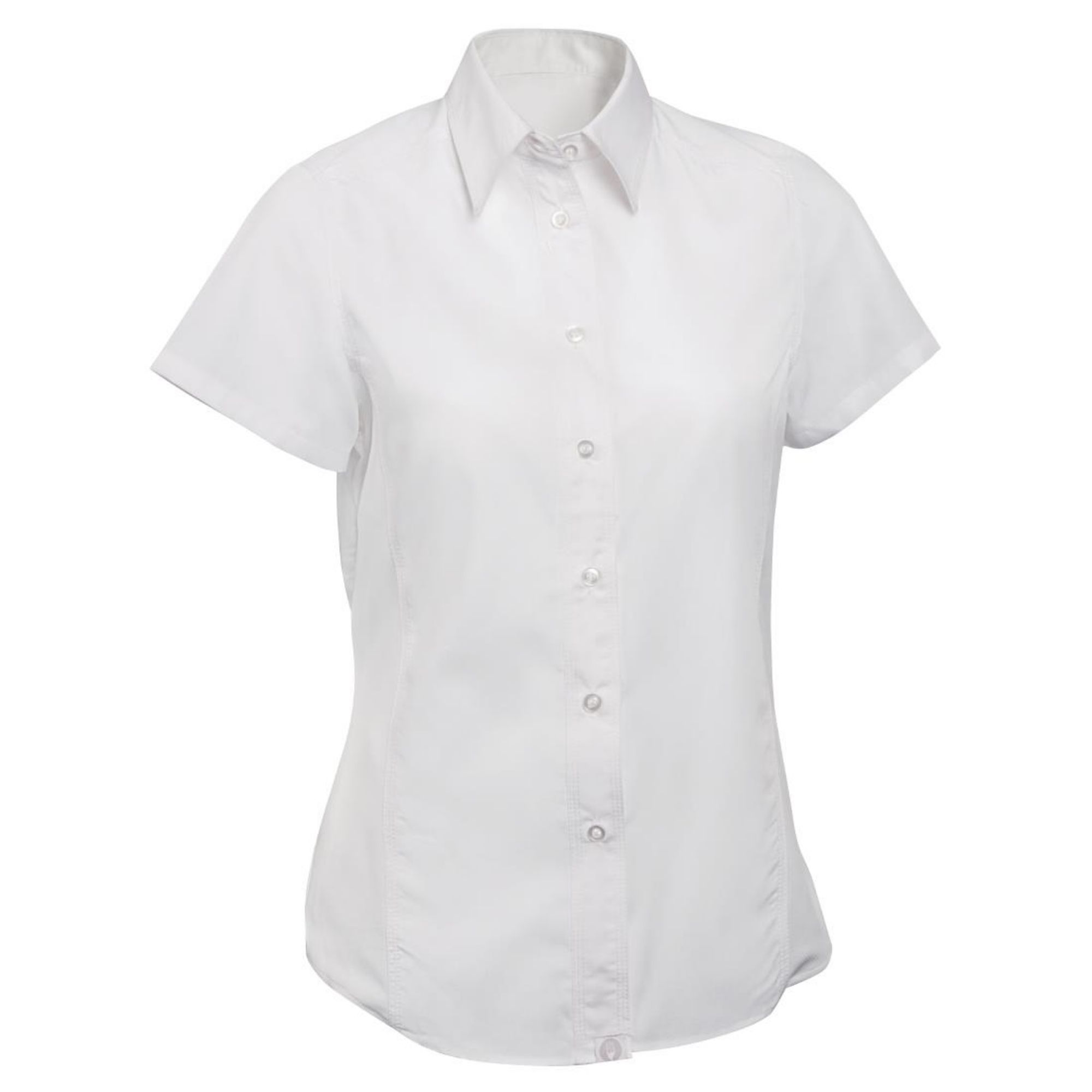 Picture of Chef Works Womens Cool Vent Chefs Shirt White 2XL