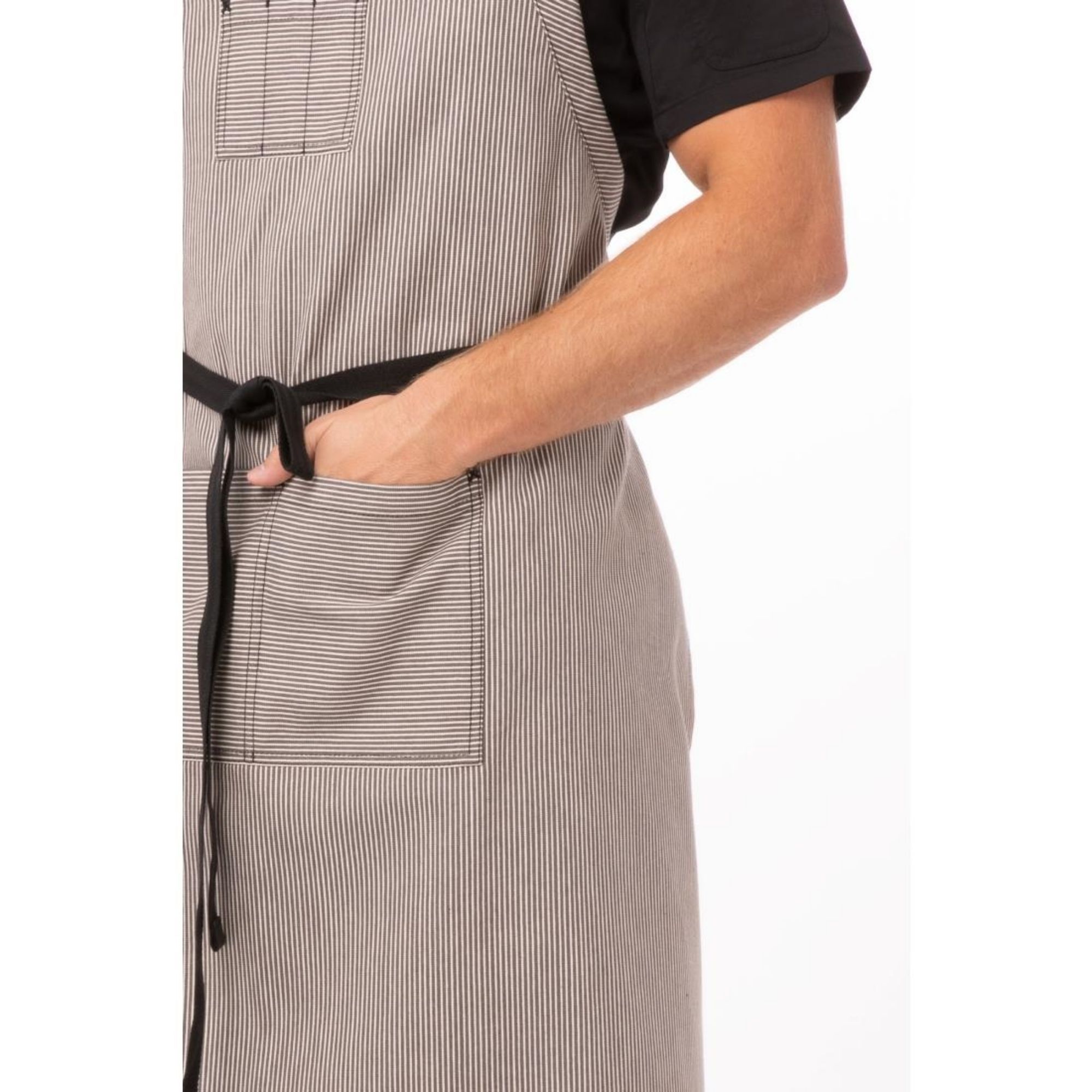Picture of Chef Works Urban Portland Bib Apron Grey