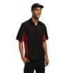 Picture of Chef Works Unisex Contrast Shirt Black & Red XS