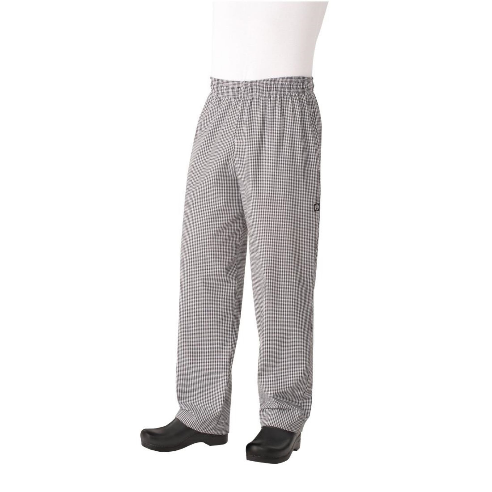 Picture of Chef Works Essential Baggy Pants Small Black Check 3XL