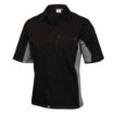 Picture of Chef Works Unisex Contrast Shirt Black & Grey S